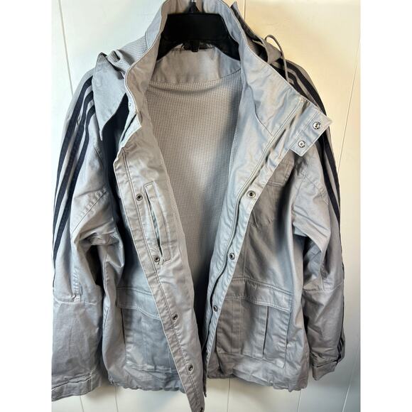 Adidas Gray Mod Oasis Style Coat. Size XL - Picture 6 of 6